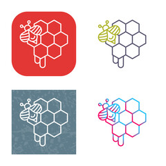 Obraz premium Honeycomb Icon Design