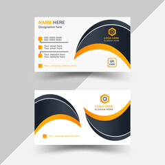 : Simple Business Card Layout. Modern Business Card - Creative and Clean Business Card Template. Luxury business card design template. Elegant with abstract.