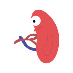 Illustration Spleen Organs