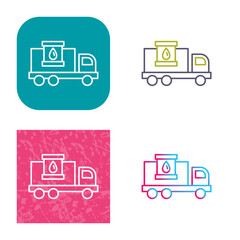 Fuel Truck Icon Design