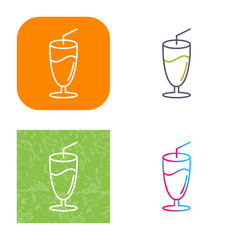 Milkshake Icon Design