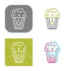Pop corn Icon Design