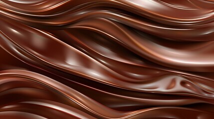 Chocolate background texture brown milk wave liquid cocoa cream swirl choco abstract dark coffee Texture flow chocolate background gradient splash pattern color satin ripple creamy 