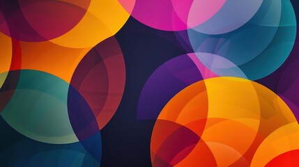 Obraz premium circle pattern wallpaper