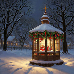 Christmas market in the city