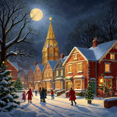 Christmas market in the city