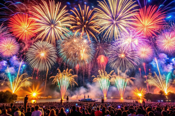 Obraz premium new year celebration holiday image high resolution