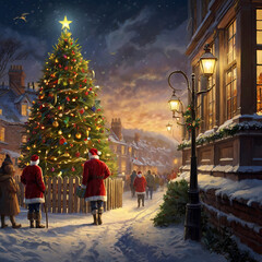 Christmas market in the city