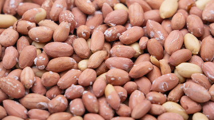close up of peanuts