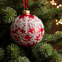 Christmas tree in the city