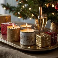 Christmas tree in the city