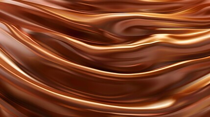 Chocolate background texture brown milk wave liquid cocoa cream swirl choco abstract dark coffee Texture flow chocolate background gradient splash pattern color satin ripple creamy 
