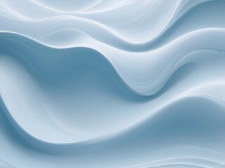 Fototapeta premium Pale Blue Wave
