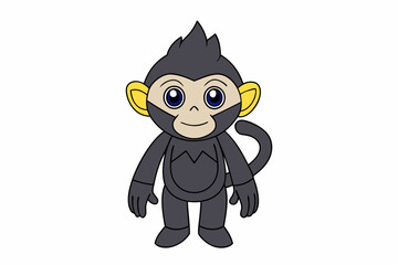 Great Ape vector illustration featuring cartoon, clipart, and line art designs. Perfect for printable graphics and digital projects.