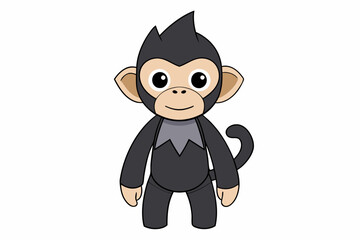 Great Ape vector illustration featuring cartoon, clipart, and line art designs. Perfect for printable graphics and digital projects.