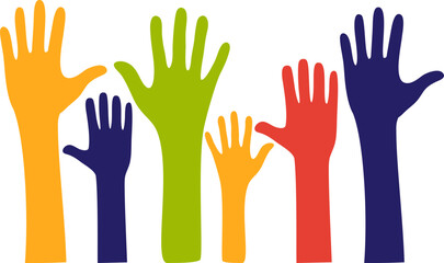 Obraz premium International Youth Day Hands