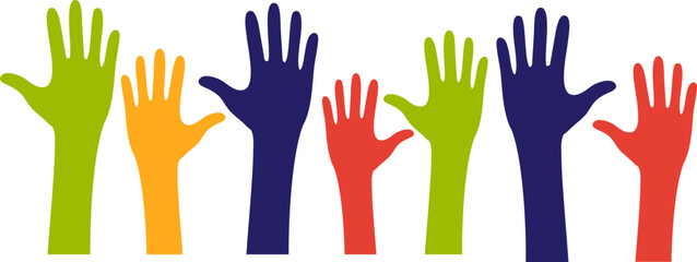 Fototapeta premium International Youth Day Hands