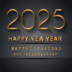 2025 Happy new year background for your seasonal flyers and greetings card or christmas themed.