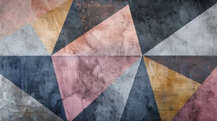 geometric shape metallic pattern wallpaper