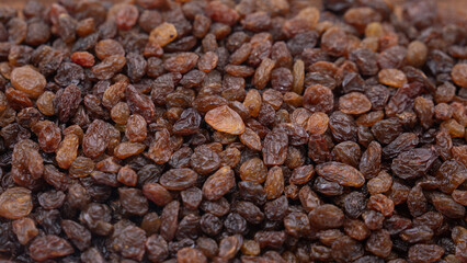 close up of raisins