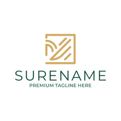 Abstract Pegasus horse for law company and business logo design illustration with minimalist style strips inspiration