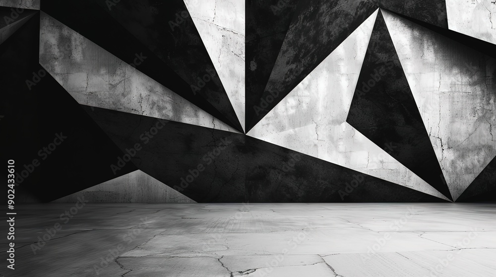 Wall mural minimalist black and white wallpaper