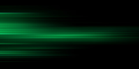 Illustration of a green color. Light effect. Abstract laser beams of light. Chaotic neon rays speed of light