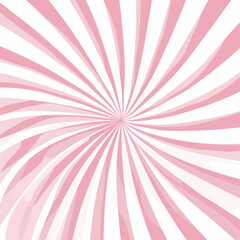 A pastel pink and white swirl background with a sunburst pattern vector presentation