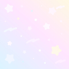 レトログラデーションな星空スクエア背景⭐︎