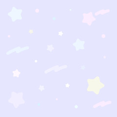 レトロパープルな星空スクエア背景⭐︎