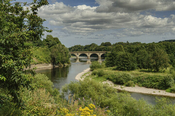 A view of the bridge at Coldstream