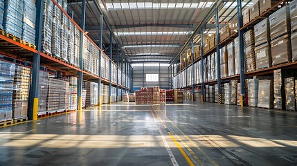 Industrial Brewery with Storage Tanks and Barrels