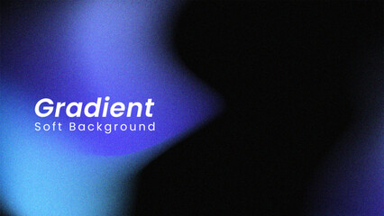 soft and smooth blue black grainy background