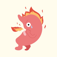 Illustration Stomach Organs