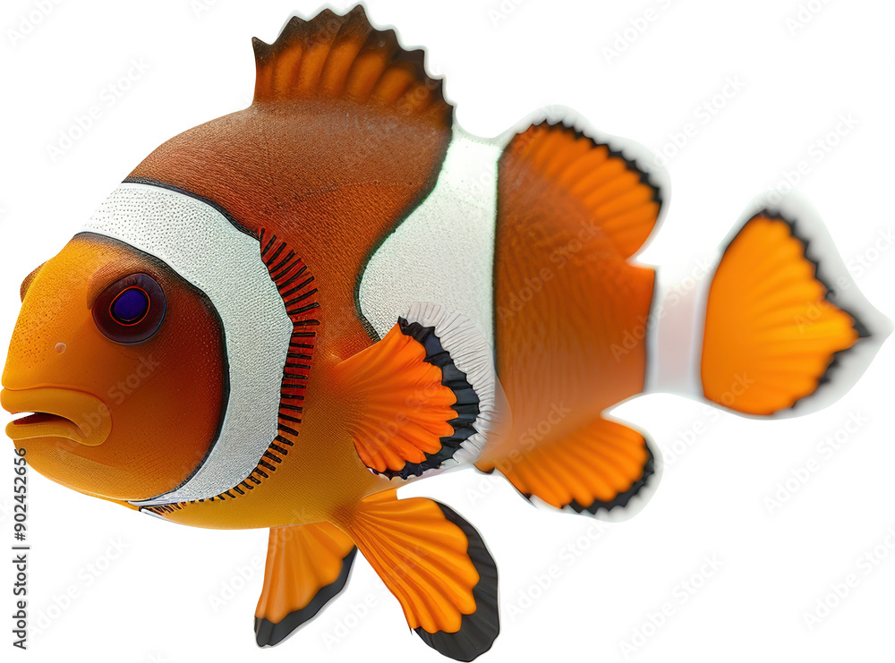 Canvas Prints Clownfish with fins