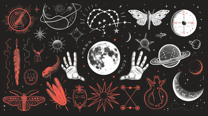 Astrology esoteric symbols