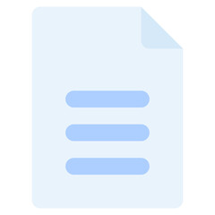 Fototapeta premium Vector Icon Document, Paper, Page, Record, Report, Archive