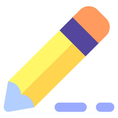 Vector Icon Pencil, Writing, Draw, Edit, Edit Tools, Write