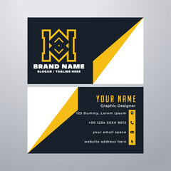 Simple business card design template
