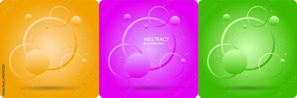 Poster bright attractive abstract background with graphic elements. a composition of shapes and color spots