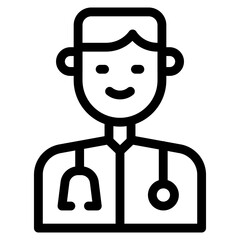 Vector Icon Doctor, Healthcare, Avatar, Medicine, User