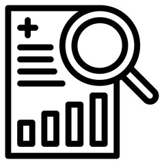 Vector Icon Analysis, Data Analytics, S e o and Web, Chart, Analytics