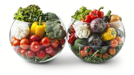 World food day concept with Various vegetables in Glass dome,world vegetable day,vegetable on the world,fresh different vegetable,vegan day,world food day,copy space,selective focus.