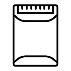 Ssd Vector Line Icon Design