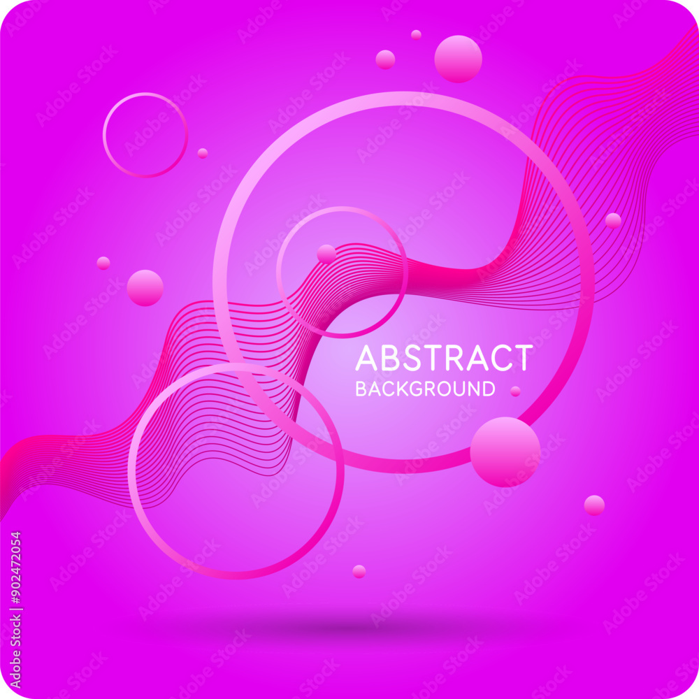 Poster bright attractive abstract background with graphic elements. a composition of shapes and color spots