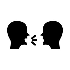 Emotional Graph Vector Glyph Icon Design