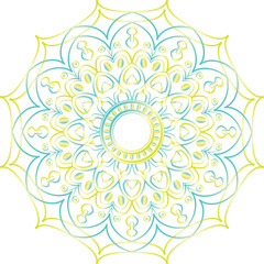 This is simple and vector mandala background and it is editable.