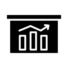 Statistics Vector Glyph Icon Design