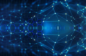 Obraz premium デジタルテクノロジーのイメージ背景