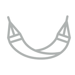 Hommock Vector Line Grey Icon Design